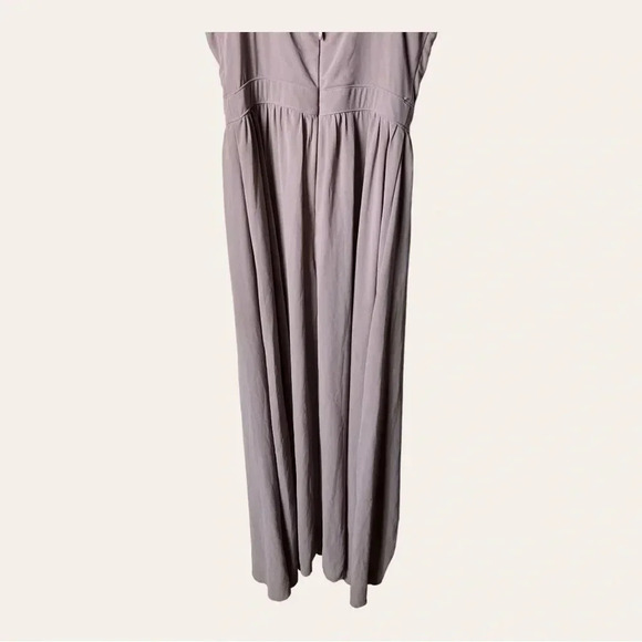 Women’s‎ LULU’S FORMAL DRESS MAXI LENGTH HIGH NECKLINE HALTER LIKE MAUVE COLOR - Picture 10 of 10